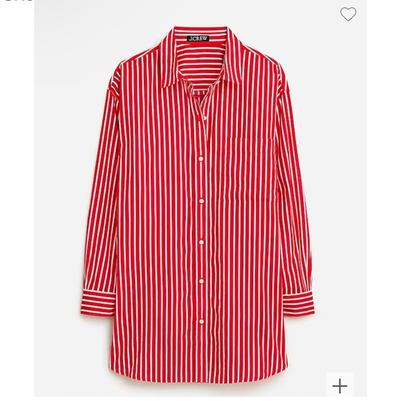 J. Crew • NWT • Cotton voile beach shirt in stripe - Picture 4 of 13
